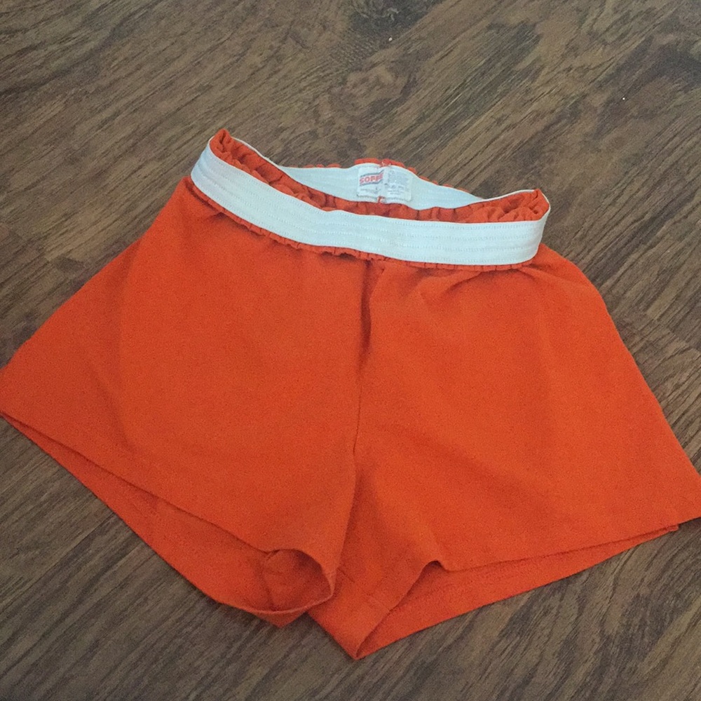 Soffe orange running shorts
